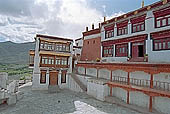 Ladakh - Matho, the various halls of the gompa are arranged around a courtyard 